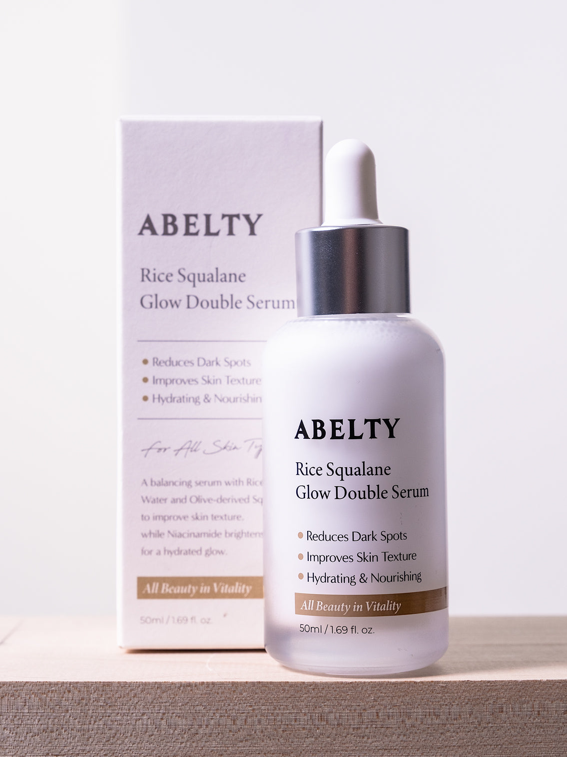 ABELTY RICE SQUALANE GLOW DOUBLE SERUM 50ml